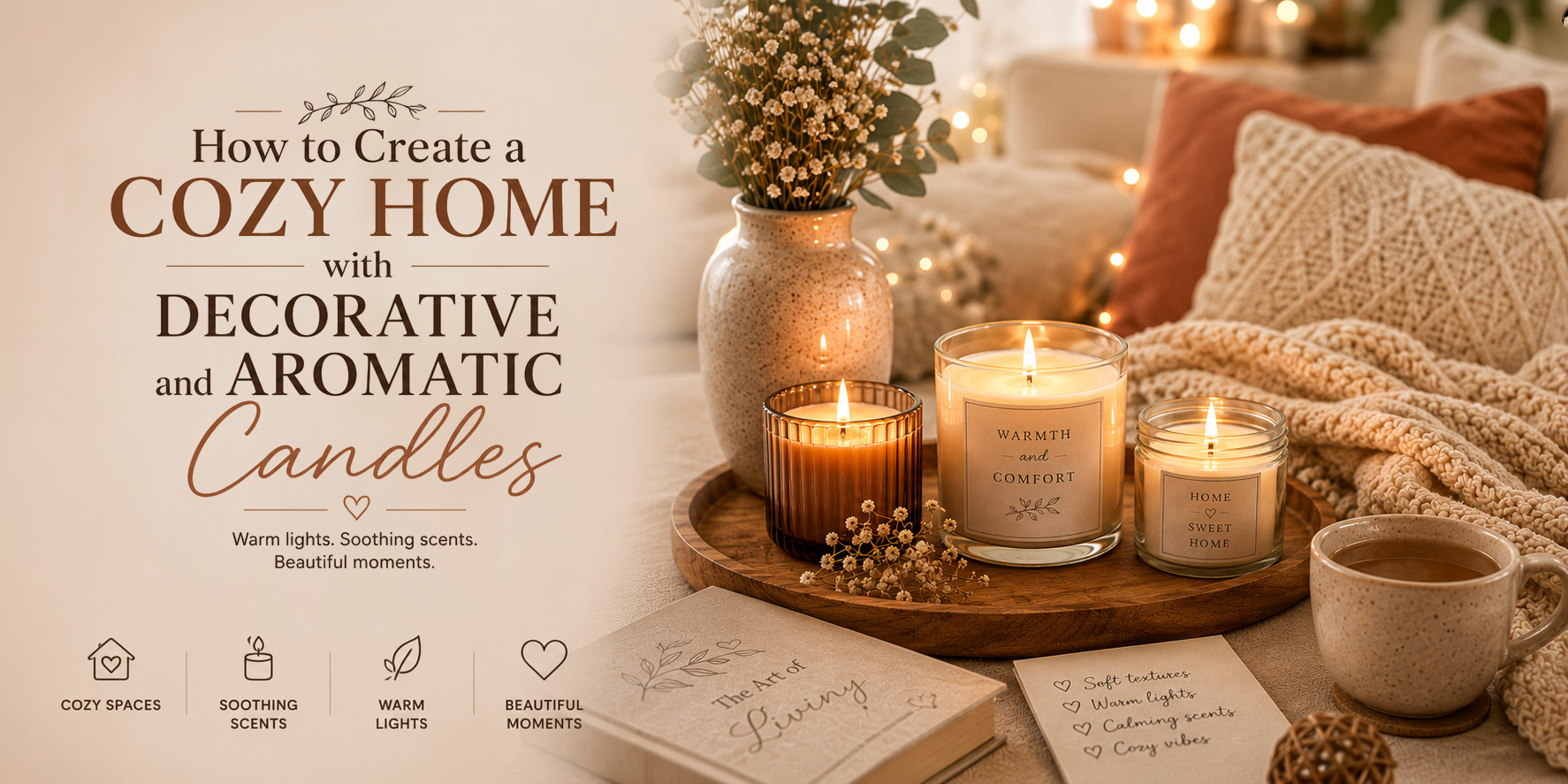 How to Create a Cozy Home with Decorative and Aromatic Candles