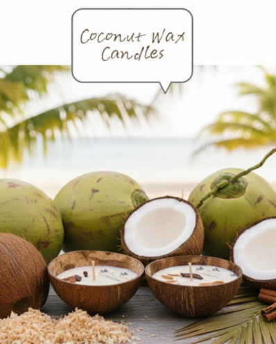 Coconut Wax candles (Pack of 1)