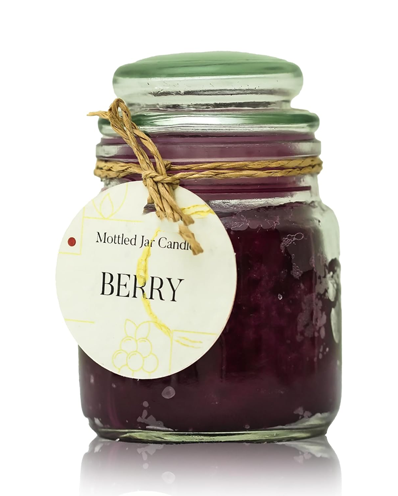 Premium Scented Jar Candle - 3 Ounces, Hand-poured With Berry