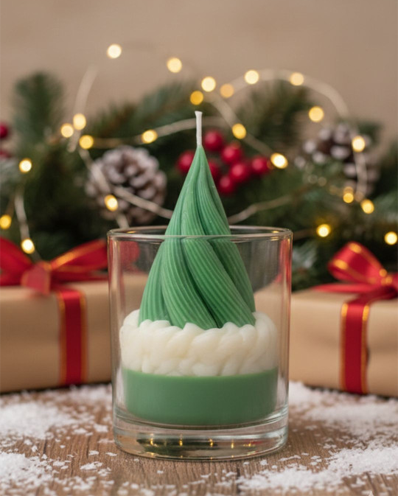 Green 1 pieces Jar Candle